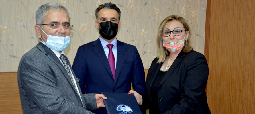(Dr. Ariana Khalis Jawad) took office as the president of Kurdistan Board of Medical Specialties